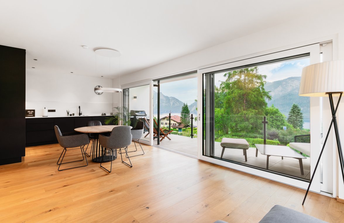 Immobilie in 4866 Salzkammergut - Unterach am Attersee: Im Herzen des Salzkammerguts! Ihr Zuhause in Unterach mit Attersee-Blick - bild 1