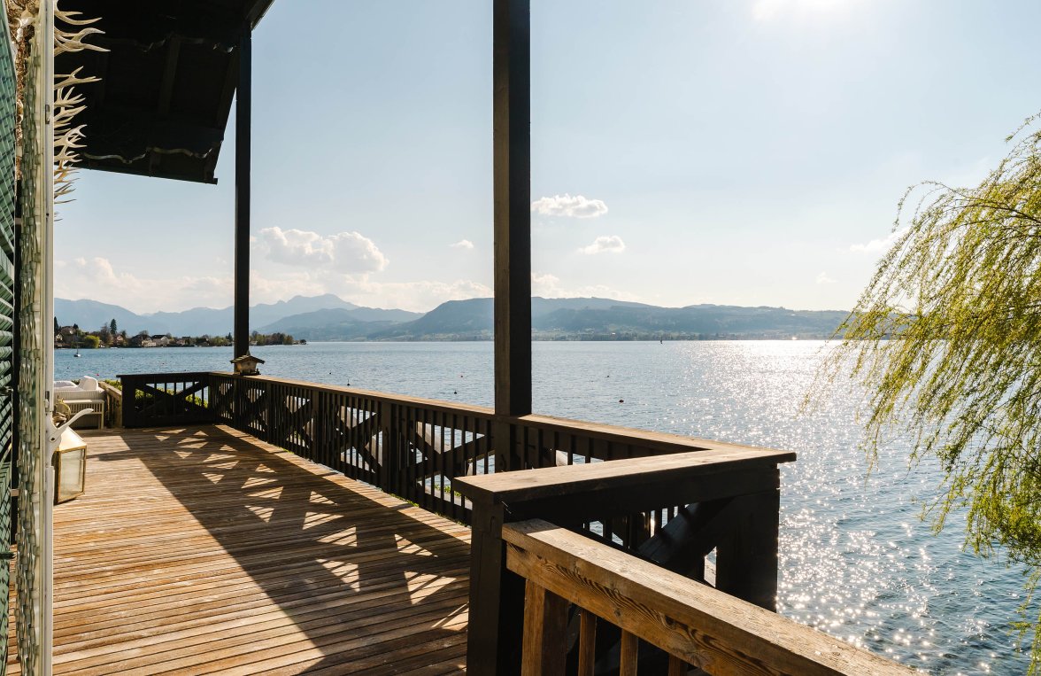 Property in 4852 Salzkammergut - Weyregg am Attersee: The beginning of a summer fairy tale! A lakeside residence on its own peninsula - picture 4