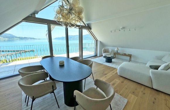 Immobilie in 4854 Salzkammergut - Attersee: Am See lebt es sich gut! Wohnen direkt am Attersee