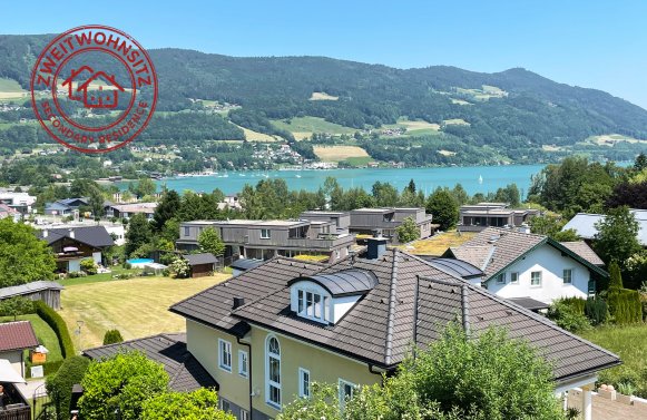 Immobilie in 5310 Salzkammergut - Mondsee - Höribach: Zweitwohnsitz! Dachterrassen-Maisonette mit Seeblick und Freiraum zur Gestaltung