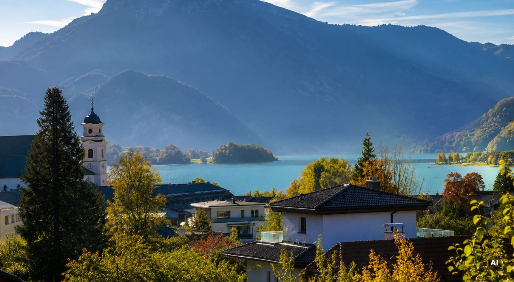Immobilie in 5310 Salzkammergut - Mondsee: Stimmige Balance mit Mondseeblick! Design, Technologie und Wohlgefühl - bild 1