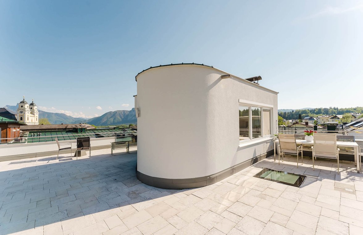 Immobilie in 5310 Salzkammergut - Mondsee : Hoch über der Basilika! Stylisches Penthouse mit 360° Blick - bild 6