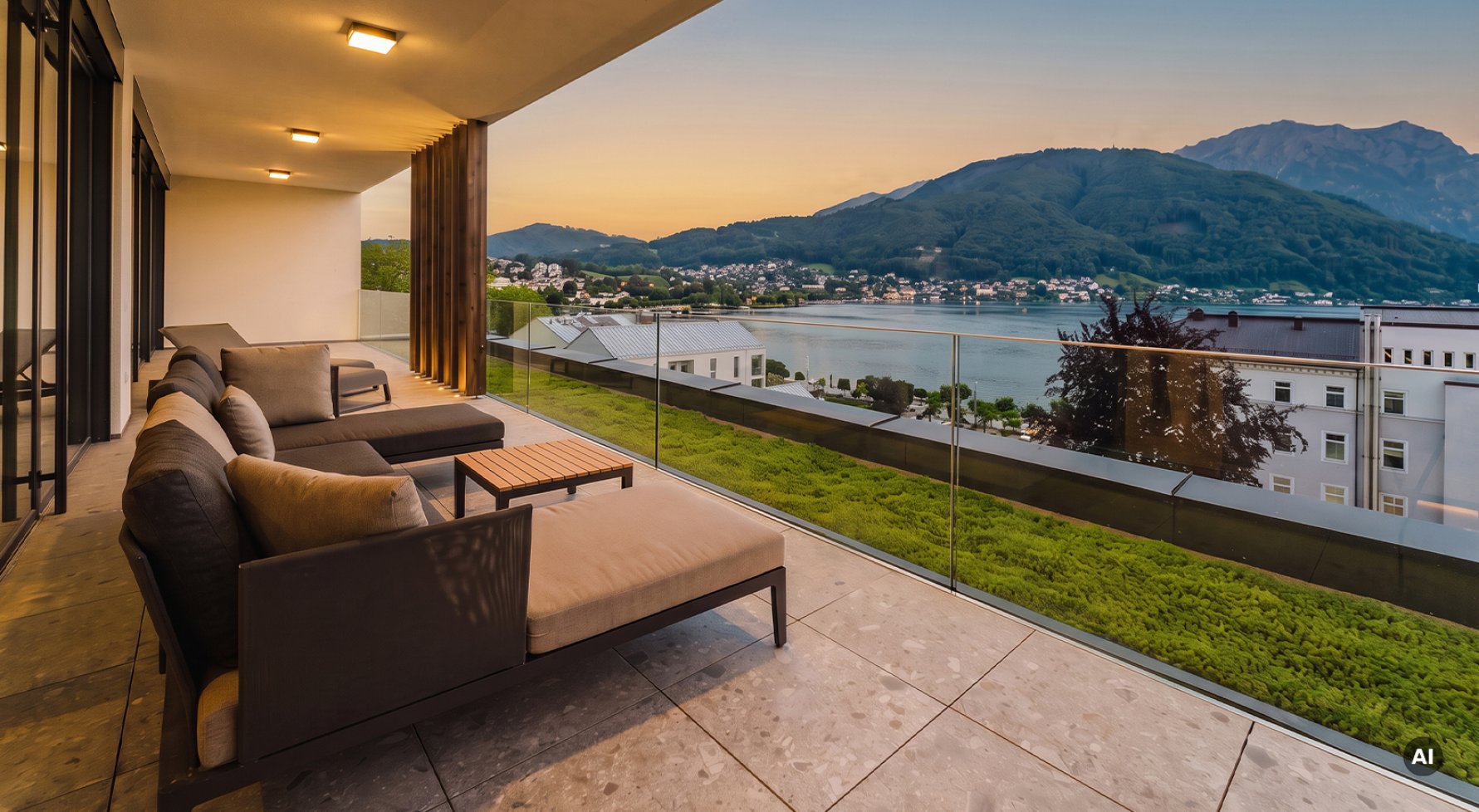 Immobilie in 4810 Salzkammergut - Traunsee - Gmunden: Salzkammergut - Traunsee! Exklusiver Terrassenwohntraum in Gmundner Bestlage - bild 1