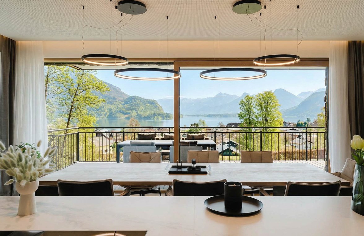 Immobilie in 5340 Salzkammergut - Wolfgangsee - St. Gilgen: Der Wolfgangsee  liegt Ihnen zu Füßen! 4-Zimmer Terrassenwohnung in St. Gilgen - bild 12