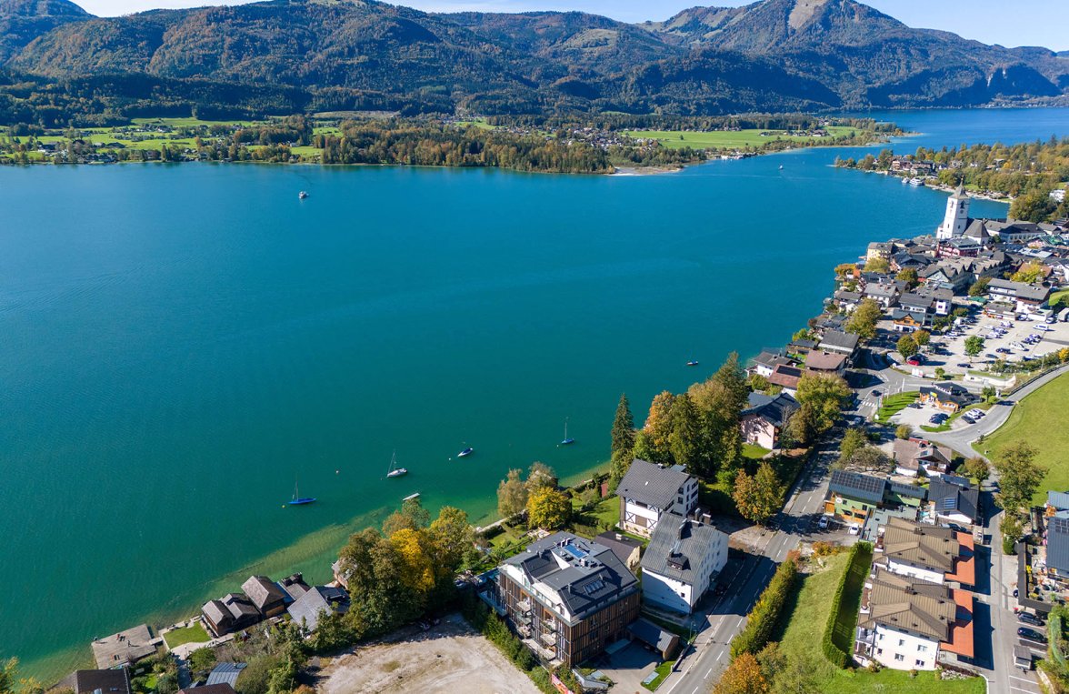 Immobilie in 5360 Salzkammergut - Wolfgangsee - St. Wolfgang : LOGENPLATZ IN ERSTER SEEREIHE! Luxusmaisonette mit Pool und Boje am Wolfgangsee - bild 9
