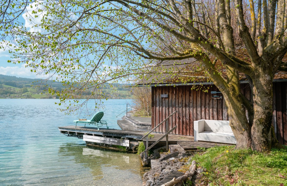 Immobilie in 4853 Salzkammergut - Steinbach am Attersee: Lebensgefühl Attersee! Wohnhaus mit eigenem Badeplatz, Steg und Bootshaus - bild 8