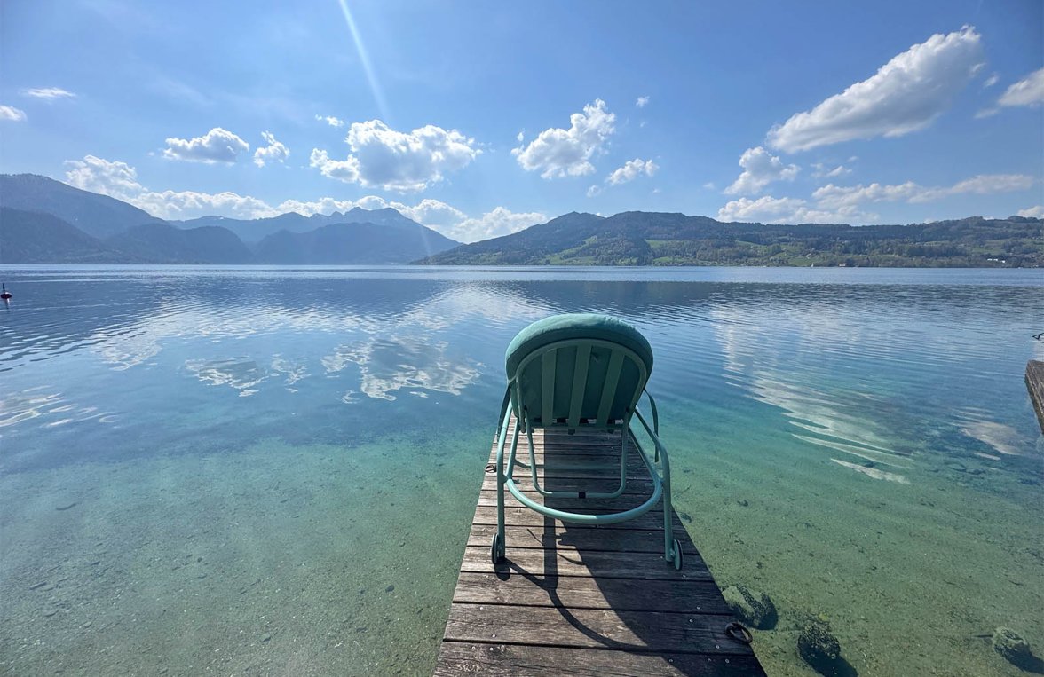 Immobilie in 4853 Salzkammergut - Steinbach am Attersee: Lebensgefühl Attersee! Wohnhaus mit eigenem Badeplatz, Steg und Bootshaus - bild 2