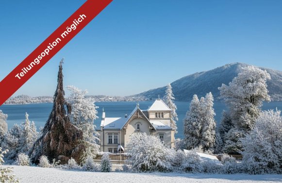 Immobilie in 4813 Salzkammergut - Altmünster am Traunsee: Optional teilbares Panoramagrundstück mit herrlichem Seeblick in Altmünster