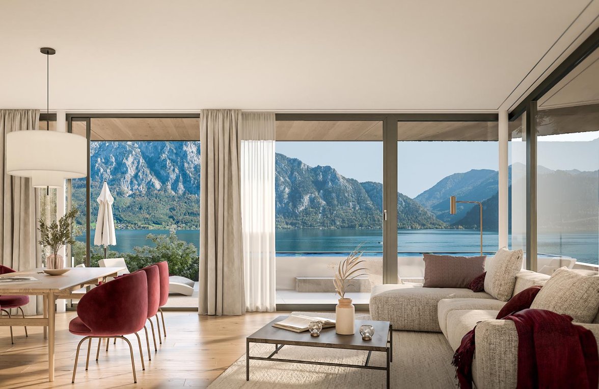Immobilie in 4866 Salzkammergut - Attersee: Ankommen. Aufatmen. Zuhause sein – mit Blick auf das Blau des Attersees - bild 2
