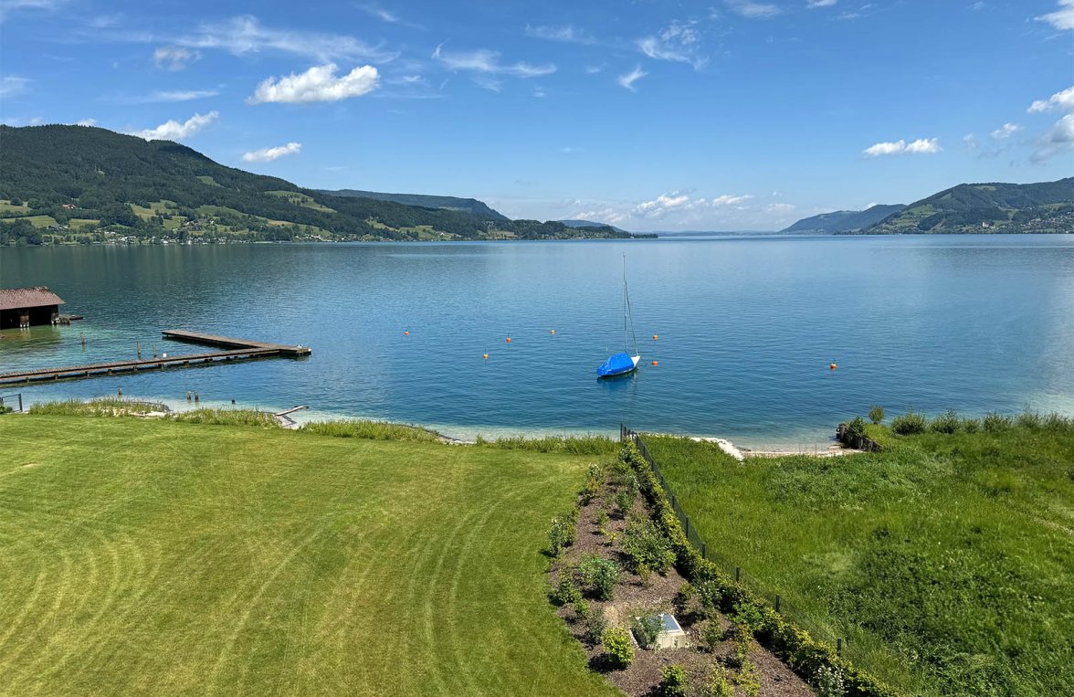 Property in 4854 Salzkammergut - Unterburgau am Attersee: Longing for Lake Attersee? 4-room apartment with lake access and sunbathing lawn - picture 4