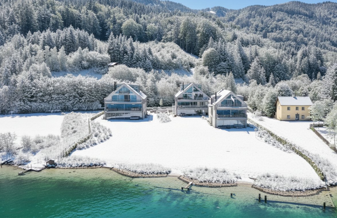 Property in 4854 Salzkammergut - Unterburgau am Attersee: Longing for Lake Attersee? 4-room apartment with lake access and sunbathing lawn - picture 2