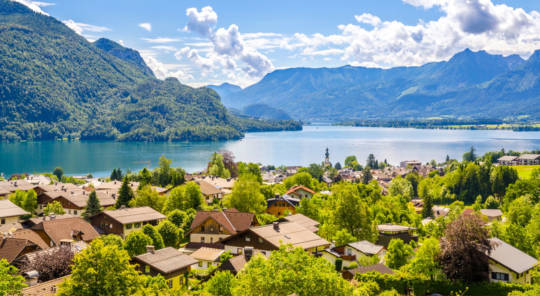 Immobilie in 5340 Salzkammergut - Wolfgangsee - St. Gilgen: Panoramagrund am Wolfgangsee samt bewilligter Umbau- & Erweiterungs- projektierung - bild 1