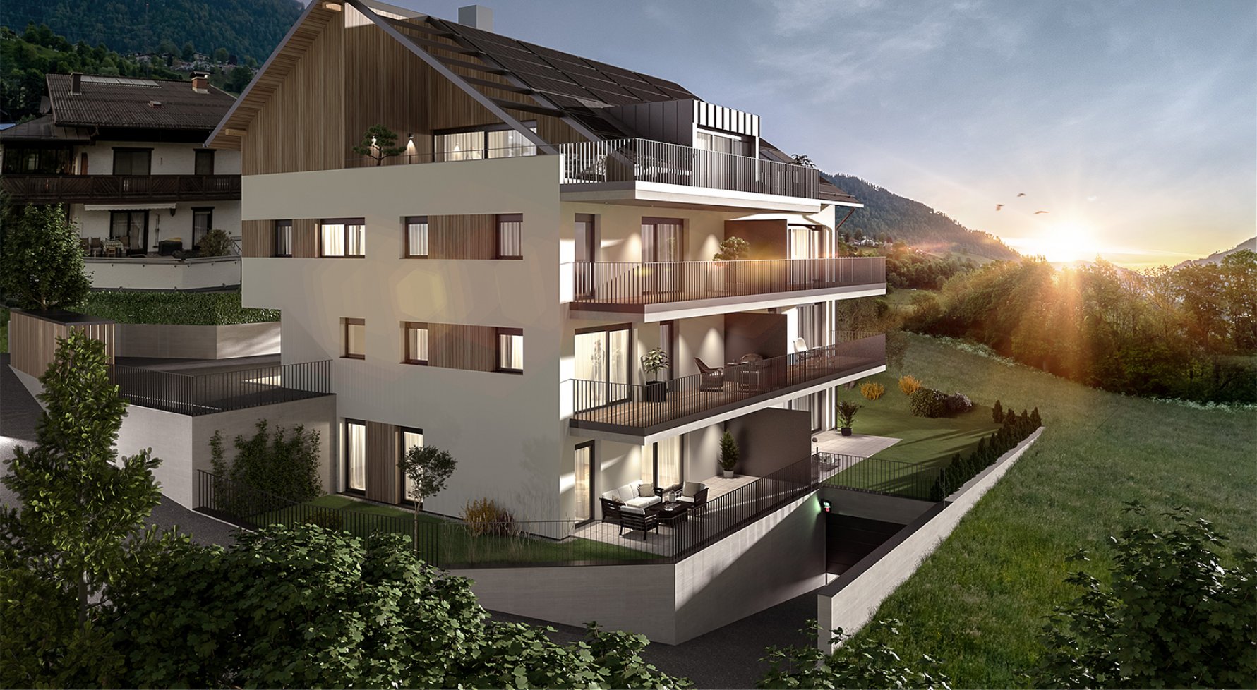 Immobilie in 5621 Salzburg - St. Veit im Pongau: Exklusives Neubauvorhaben - 4-Zimmer-Wohnung mit Garten und Balkon - bild 1