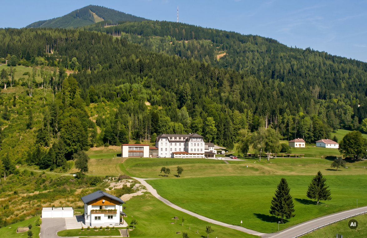 Immobilie in 8623 Steiermark - Aflenz Kurort: Exklusives Entwicklungsareal mit Bestand&Projektstudie im grünen Herz Österreichs - bild 1