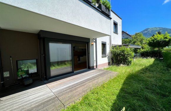 Immobilie in 5020 Salzburg - Josefiau: Nähe Salzachau - für Tierliebhaber - herrlich gelegene 2-Zimmer-Gartenwohnung