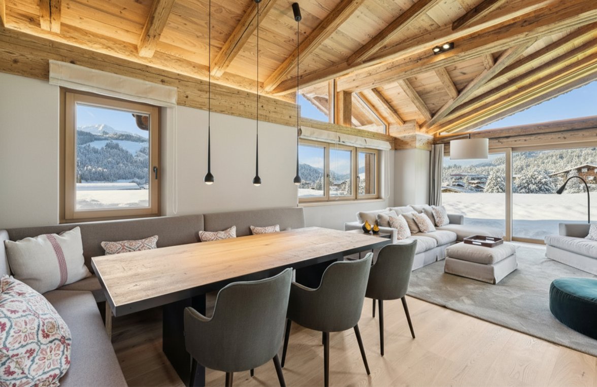 Immobilie in 6365 Tirol - Kitzbüheler Alpen - Kirchberg in Tirol: Rückzugsort mit hochwertigem Chic! Maisonettewohnung in den Kitzbüheler Alpen - bild 2