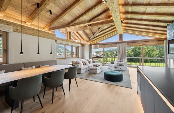 Immobilie in 6365 Kitzbüheler Alpen - Kirchberg in Tirol: Rückzugsort mit hochwertigem Chic! Maisonettewohnung in den Kitzbüheler Alpen