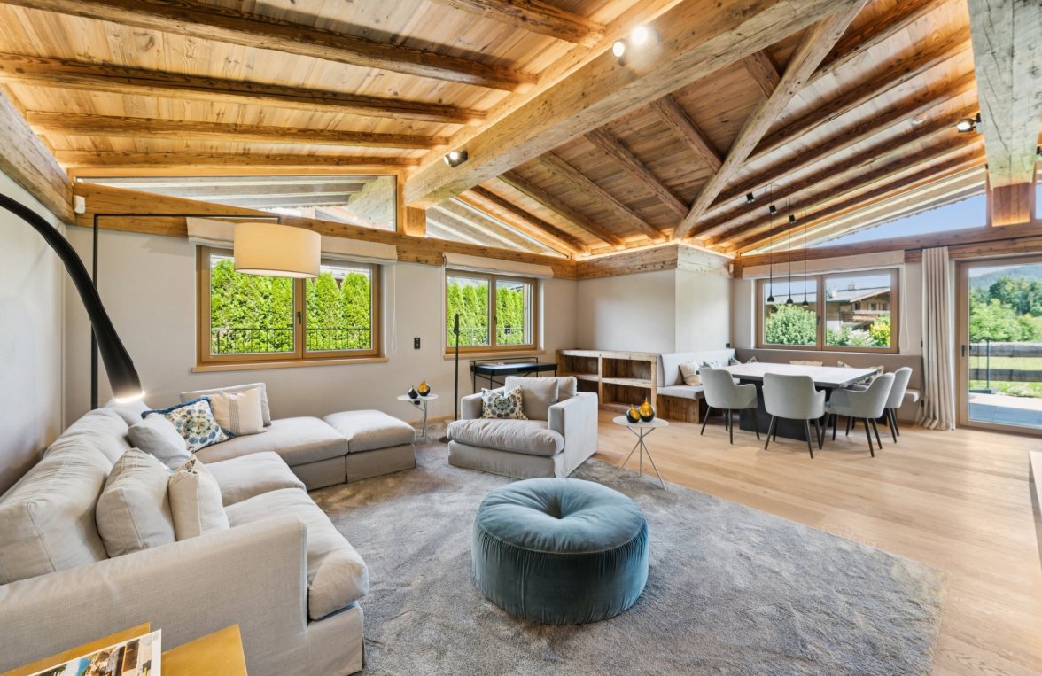 Property in 6365 Kitzbüheler Alpen - Kirchberg in Tirol: Beautiful views! Premium maisonette in the Kitzbühel Alps with private Spa oasis - picture 2