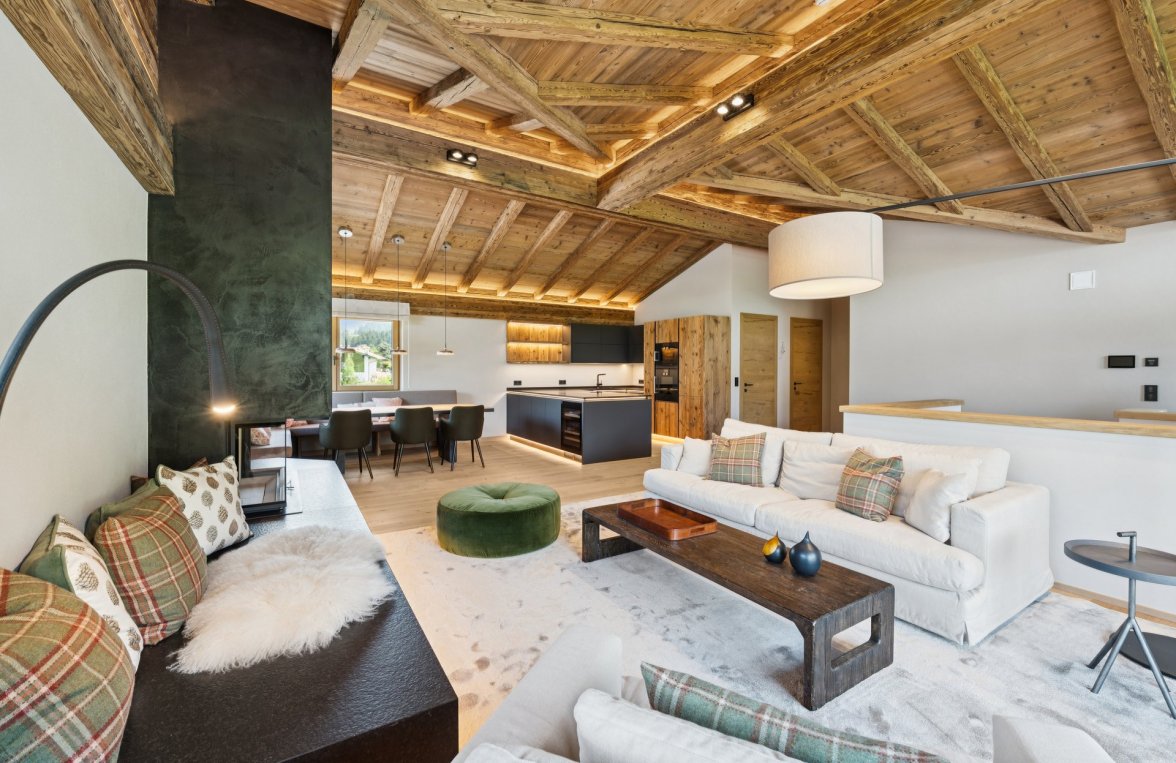 Immobilie in 6365 Kitzbüheler Alpen - Kirchberg in Tirol: Wie aus dem Bilderbuch! Hochwertige Maisonettewohnung mit Wellnessrefugium - bild 1