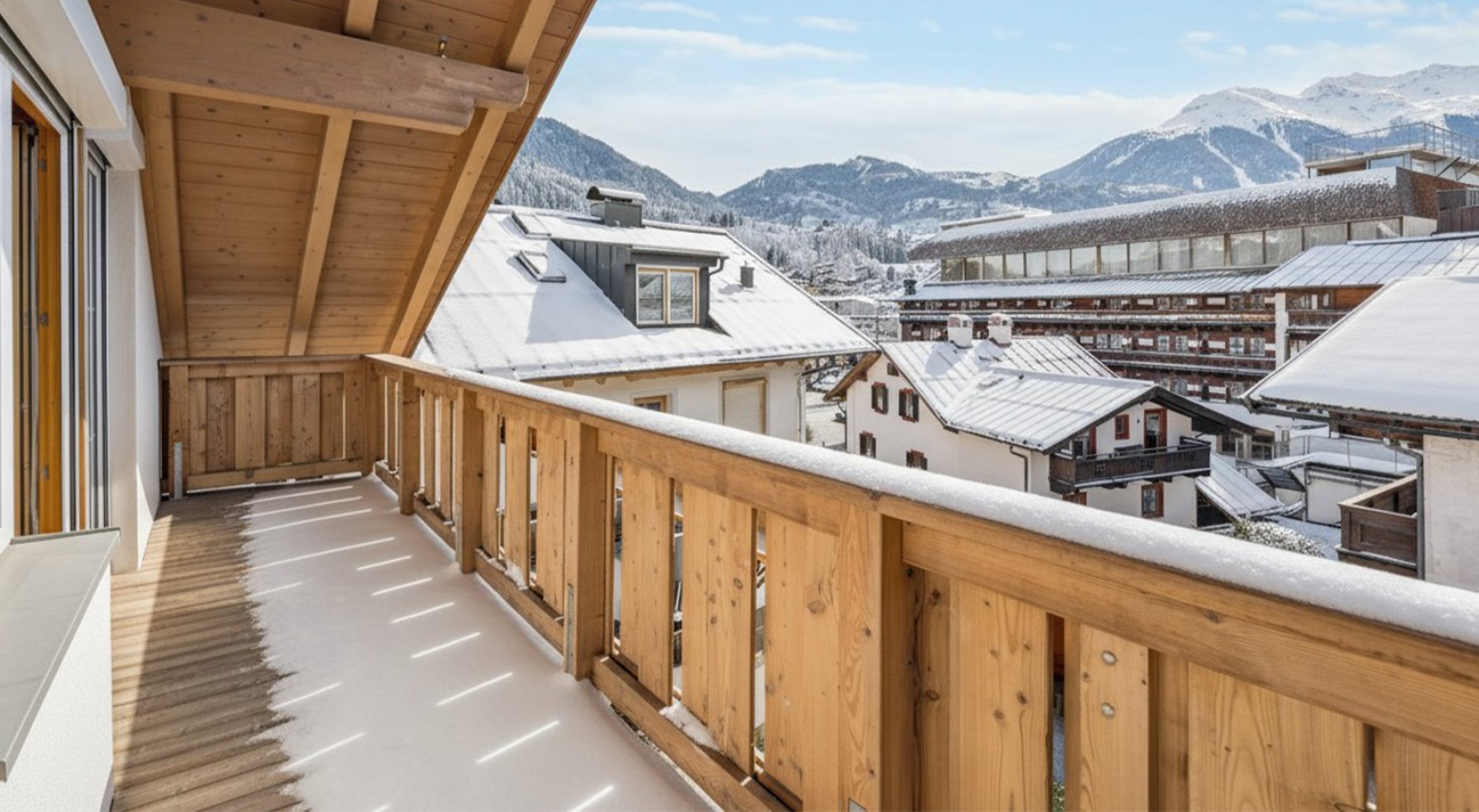 Property in 6370 Tirol - Kitzbühel: Live in the heart of the “Gamsstadt”! Attic apartment in Kitzbühel - picture 1