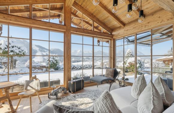 Property in 6345 Tirol - Tiroler Unterland - Kössen: The Wild and the Tame Emperor – mountain panorama as a daily declaration of love