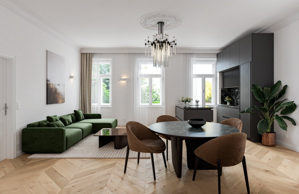 Property in 1040 Wien, 4. Bezirk: Sophisticated 2-room apartment with a view of the park! - picture 3