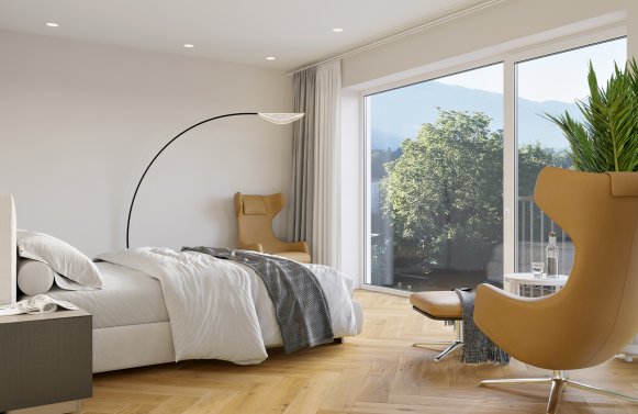 Immobilie in 5020 Salzburg - Kapuzinerberg: Luxuriöse 3-Zimmer-Terrassenwohnung am Fuße des Kapuzinerbergs