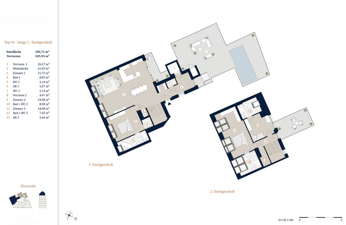 Immobilie in 1030 Wien, 3. Bezirk: Logenplatz im 3. Bezirk mit eigenem Pool - bild 7