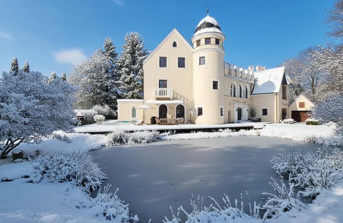 Immobilie in 5123 Nähe Burghausen: Große Oper! Schloss mit Blick auf Burghausen - nur 1h von München entfernt - bild 1