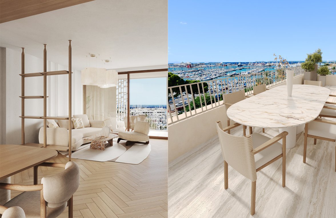Property in 07014 Mallorca - Palma de Mallorca: Exclusive 4-bedroom duplex apartment in the new XO Jonquet development in Palma - picture 5