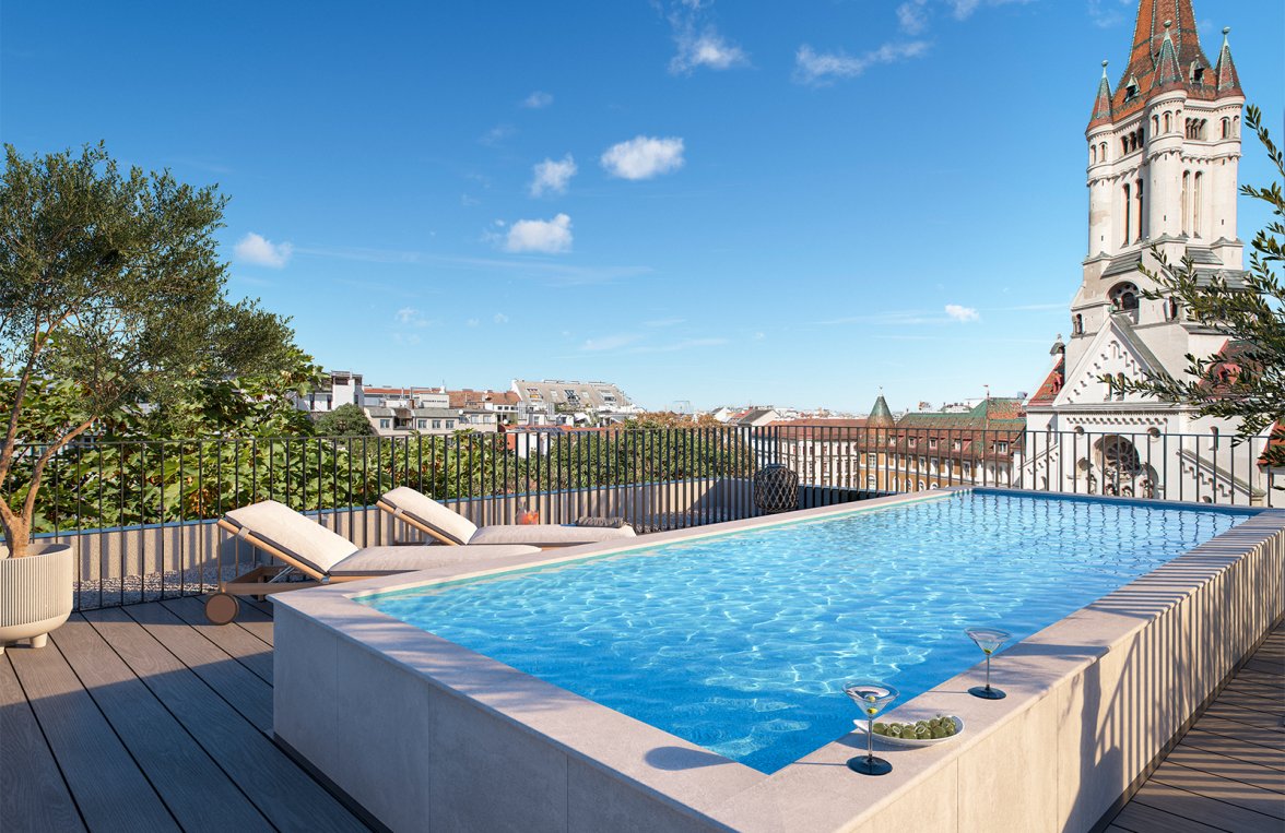 Immobilie in 1030 Wien, 3. Bezirk: Logenplatz im 3. Bezirk mit eigenem Pool - bild 5