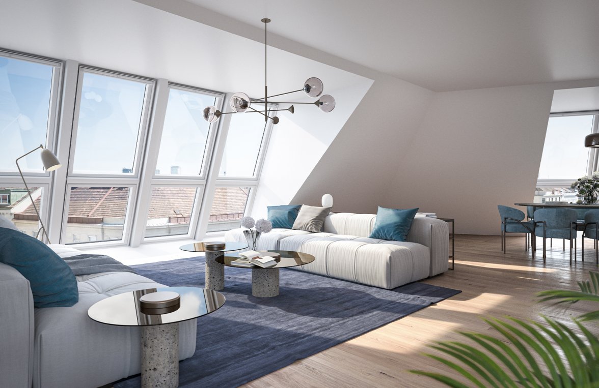 Property in 1030 Wien, 3. Bezirk: Family dream: 4-room attic apartment with terrace in the 3rd district! - picture 2