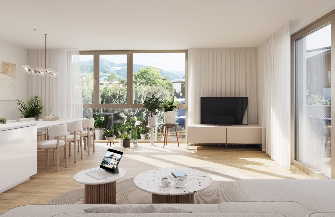 Immobilie in 5700 Salzburg - Pinzgau - Zell am See: FAMILIENWOHNUNG mit Blick auf das Bergpanorama Honigkogel und Drei Brüder - bild 2