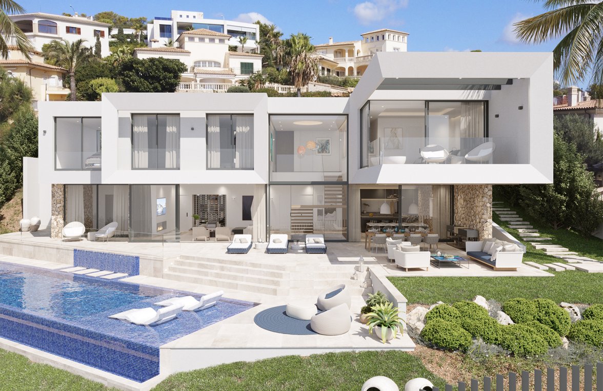 Property in 07180  Mallorca - Santa Ponça: Modern villa with sea views – dream home in Santa Ponça - picture 5