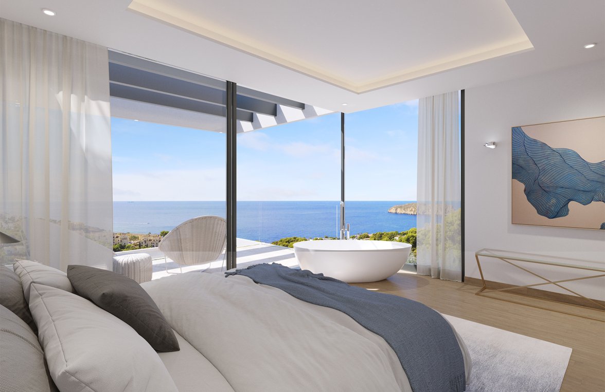 Property in 07180  Mallorca - Santa Ponça: Modern villa with sea views – dream home in Santa Ponça - picture 3