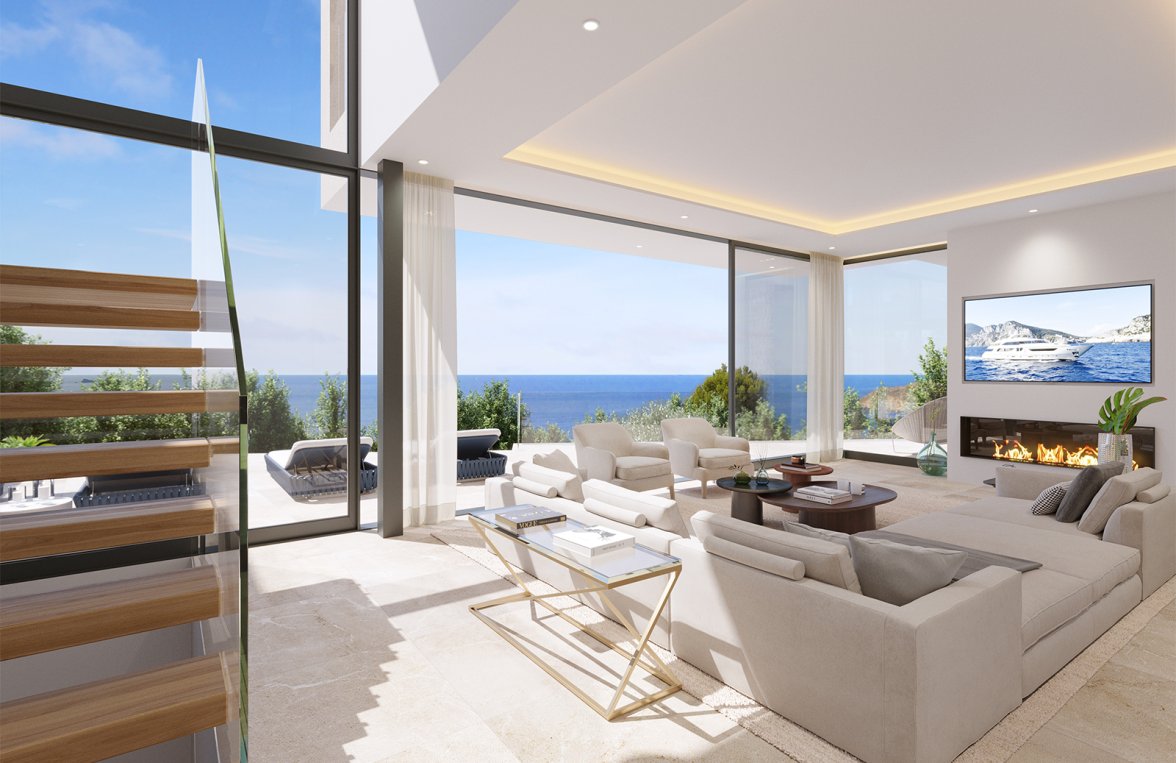 Property in 07180  Mallorca - Santa Ponça: Modern villa with sea views – dream home in Santa Ponça - picture 1