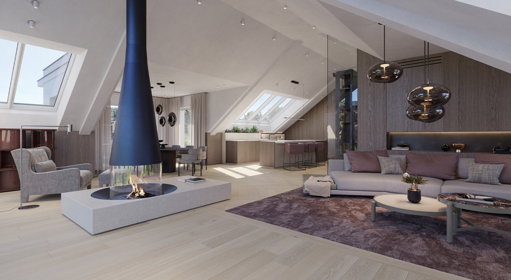 Immobilie in 5020 Salzburg - Gneis/Morzg: 255 m² Penthouse auf einer Ebene mit großen Panoramaterrassen in Morzg - bild 1