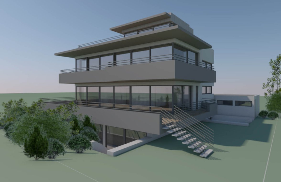 Immobilie in 5020 Salzburg - Nonntal: Grundstück mit Planung! Designer-Villa mit Dachterrasse - Hellbrunner Allee - bild 1