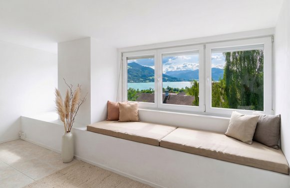 Immobilie in 5310 Salzkammergut - Mondsee: Ein Zuhause mit Aussicht! Maisonettewohnung mit traumhaftem Mondseeblick