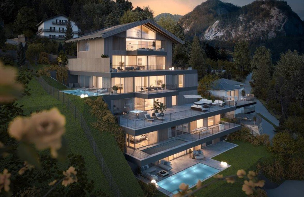 Immobilie in 5340 Wolfgangsee- St. Gilgen: SEE Deluxe in St. Gilgen! 4-Zimmer Gartenwohnung mit Pool am Wolfgangsee - bild 2