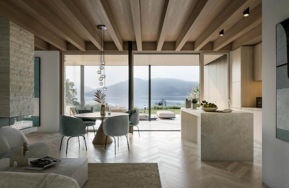 Immobilie in 4853  Salzkammergut - Steinbach am Attersee: Sommerfrische erleben!  Gartenwohnung am Attersee mit privatem Seezugang