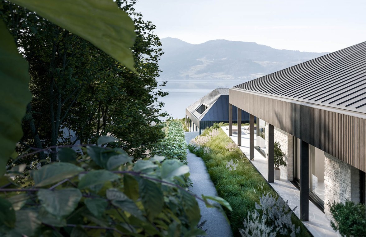 Immobilie in 4853  Salzkammergut - Steinbach am Attersee: 3-Zimmer Gartenwohnung: Outdoor-Living am Attersee mit privatem Seezugang - bild 6