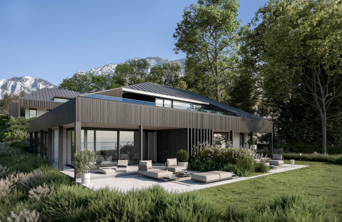 Immobilie in 4853  Salzkammergut - Steinbach am Attersee: Dolce Vita am glitzernden Attersee! 4-Zimmer Gartenwohnung mit privatem Seezugang - bild 2