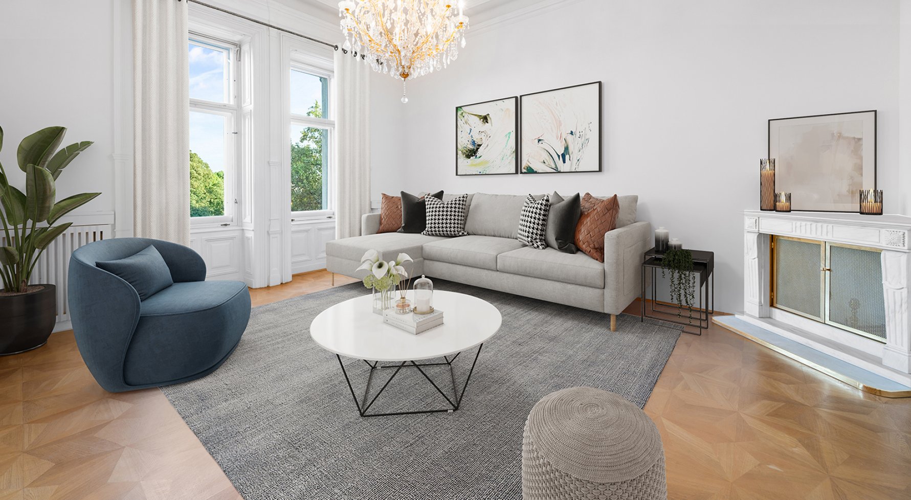 Immobilie in 1010 Wien, 1. Bezirk: Rarität: Wohnen direkt am Rathausplatz in charmanter Altbauwohnung  - bild 1
