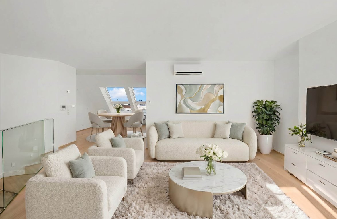 Property in 1030 Wien, 3. Bezirk: Above the rooftops of Vienna! Top floor jewel with two panoramic terraces - picture 2