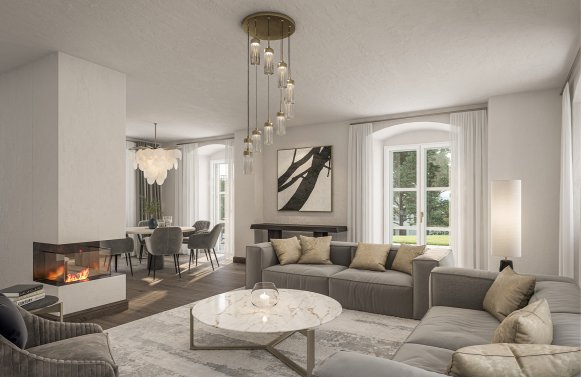 Property in 1190 Wien - Döbling: Symbiosis of historic castle and modern urbanity in a gated community
