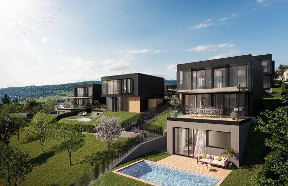 Immobilie in 1190 Wien, 19. Bezirk: The Unique Villen: Hochwertige Villa in Bestlage