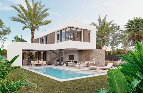 Property in 07690 Spanien - Santanyi: MODERN VILLA NEAR MONDRAGÓ NATURAL PARK
