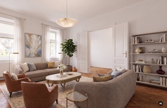 Immobilie in 1180 Wien, 18. Bezirk: Groß gedacht - auf wenig Platz wunderschön Wohnen! Altbauwohnung in Währing