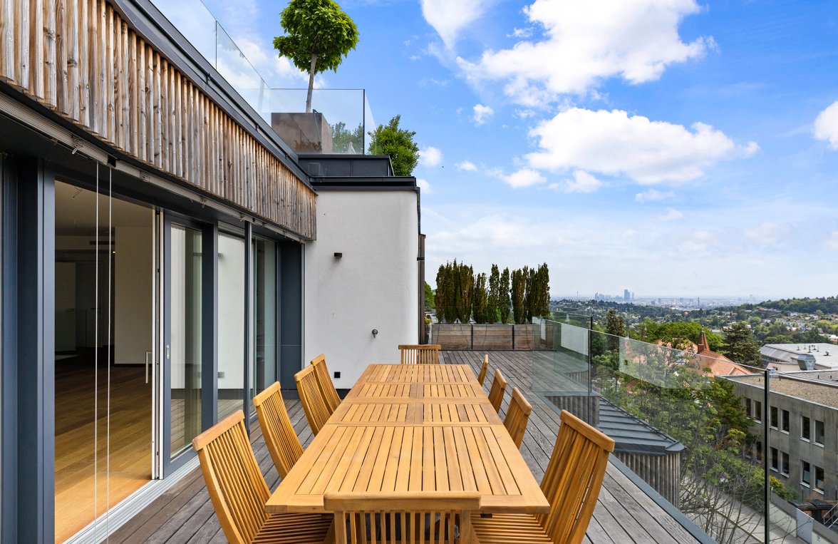 Immobilie in 1190 Wien, 19. Bezirk: ON TOP OF VIENNA - Penthouse mit Infinity-Pool und Blick über ganz Wien! - bild 3